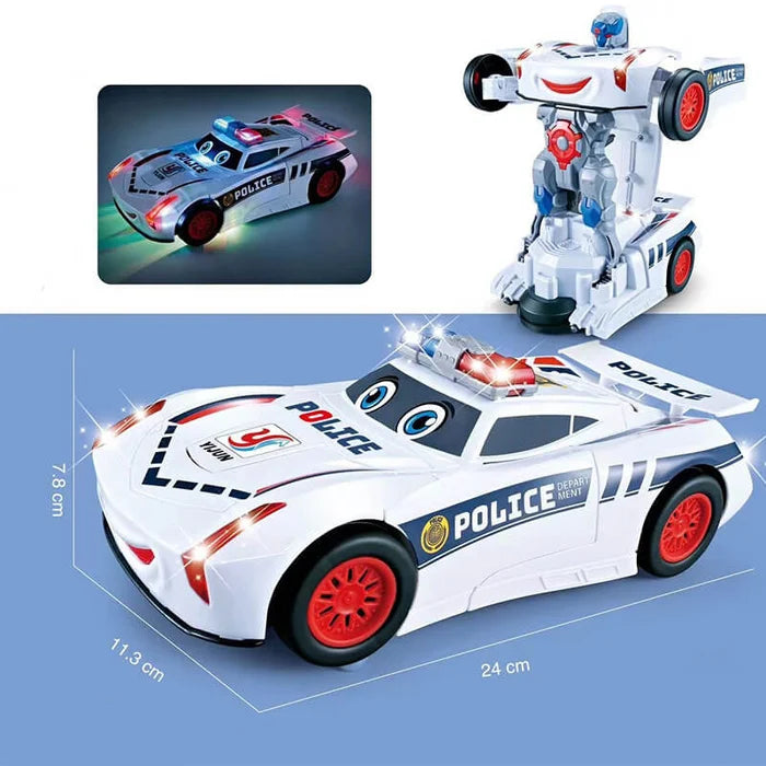 Electric Universal Deformation Police Toy Car🚗