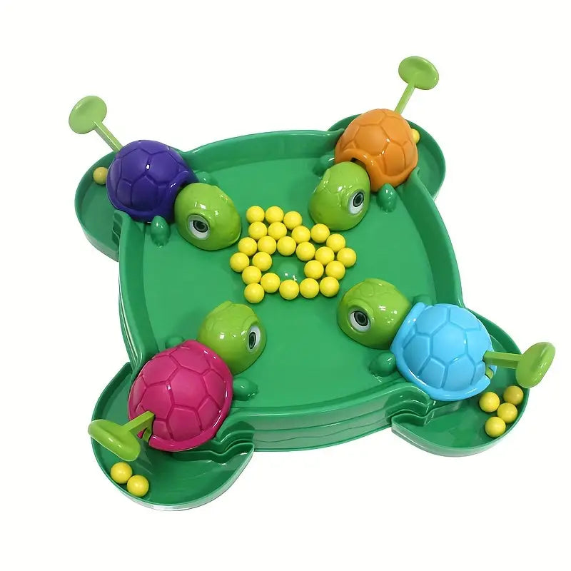 1 Set Hungry Little Turtle Game, Parent-child Interaction Multiplayer Play Desktop Game Educational Toy, gaming gift