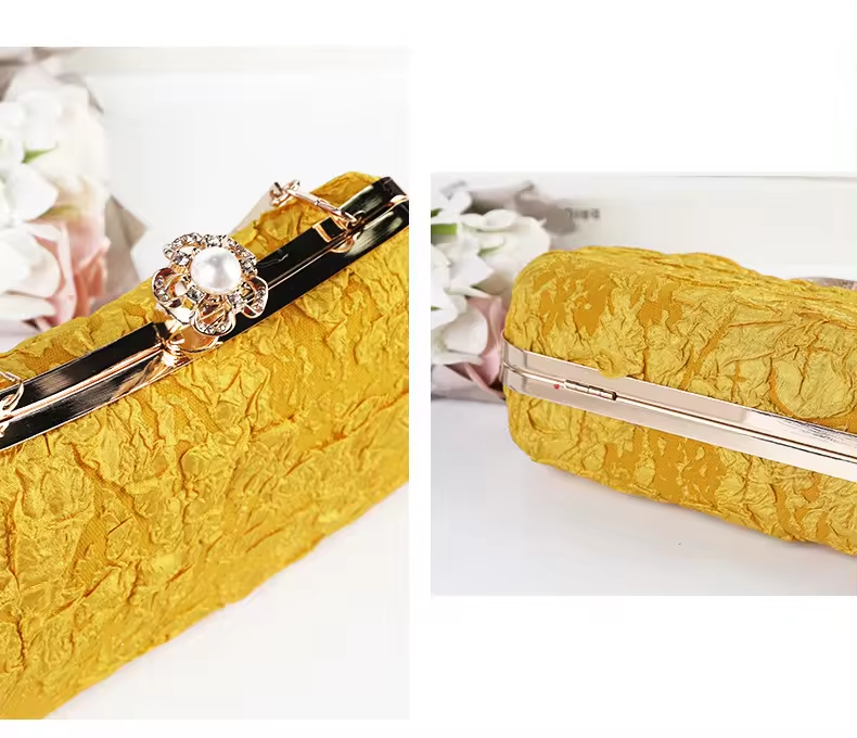 Cross-Border Fashionable Retro Cheongsam Bag Rhinestone New All-Match Temperament Chain Evening Occasions Manufactured