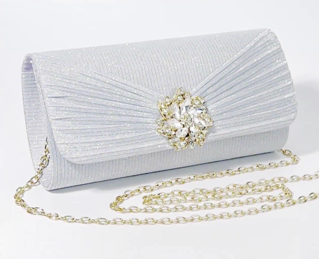 Glass diamond dinner bag