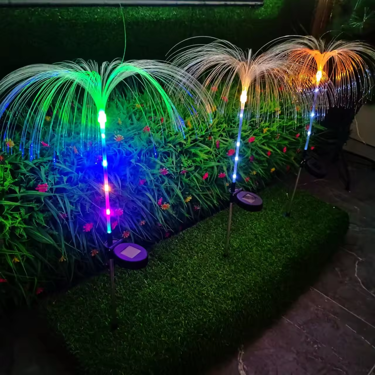 Waterproof Solar Garden Fireworks Lamp