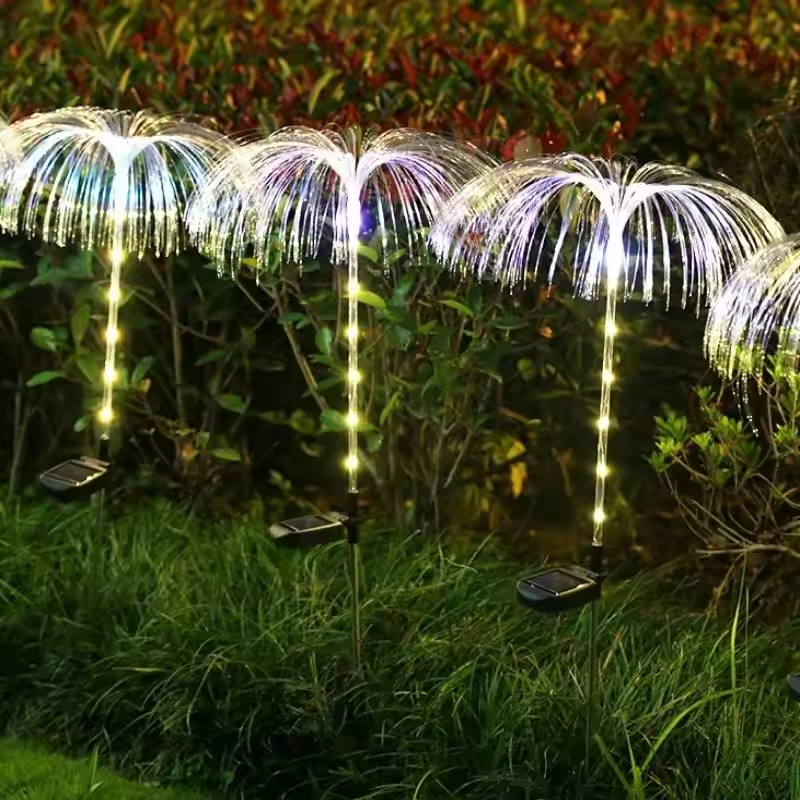 Waterproof Solar Garden Fireworks Lamp