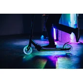 "Folding Aluminum Alloy Scooter with Illuminated Edge Wheels"