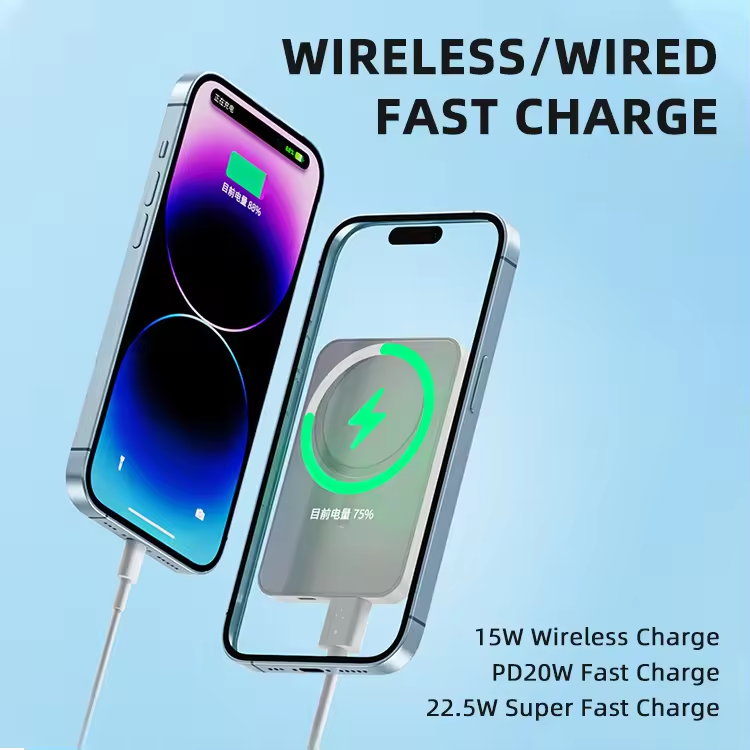 utesSamplesRatings & ReviewsKnow your supplierProduct descriptions from the supplier Portable 15W Wireless Fast Charging With LED Display10000mAh Magnetic Power Bank