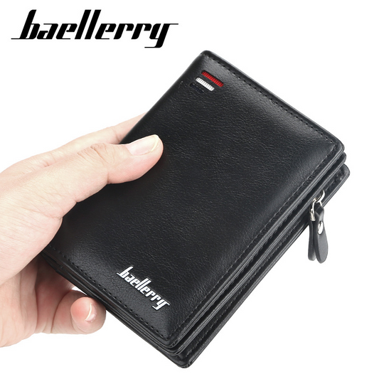 "Upgrade Your Carry: Sleek Multifunctional Men's Zipper Wallet!"