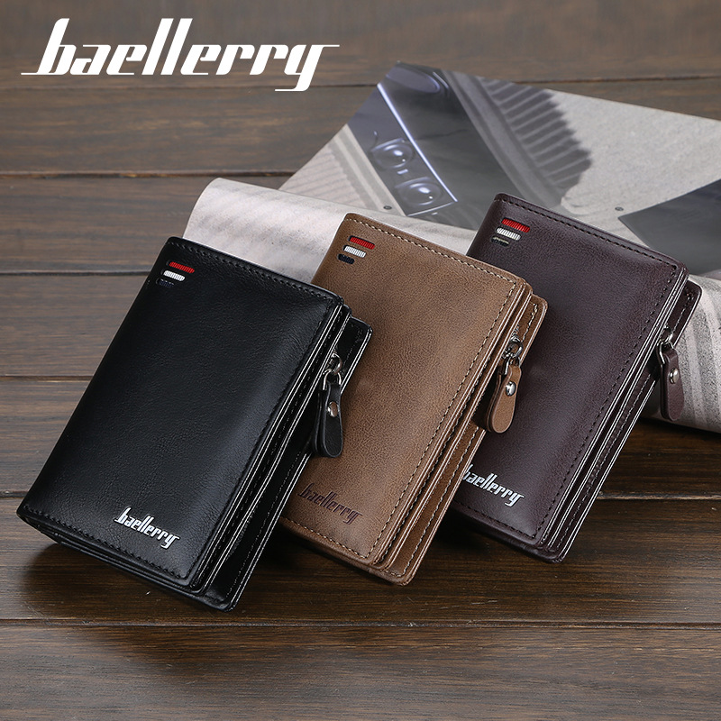 "Upgrade Your Carry: Sleek Multifunctional Men's Zipper Wallet!"