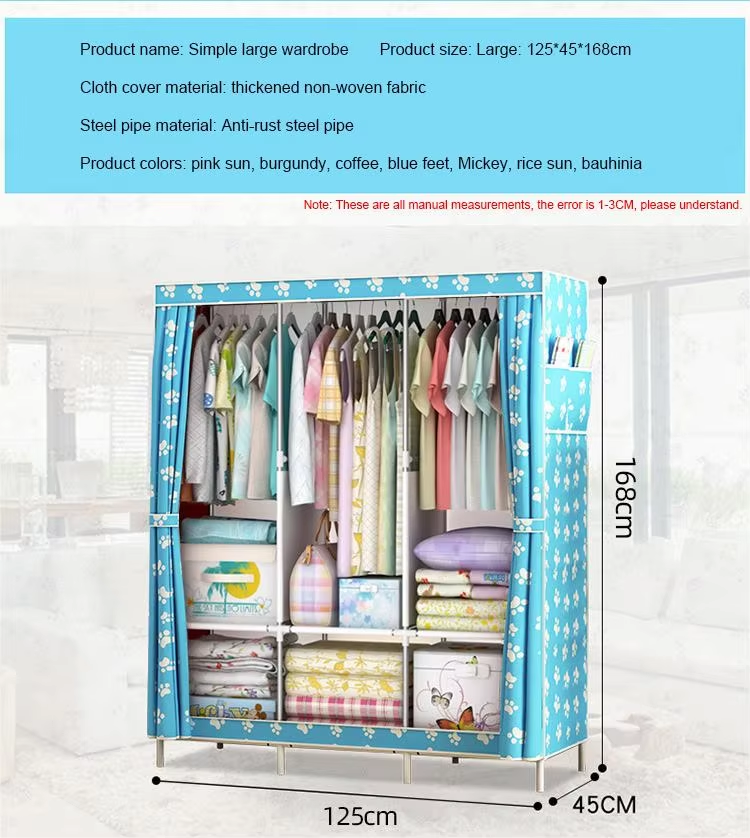 Non-Woven Fabric Transparent Non-Woven Fabric Wardrobe Cube Storage