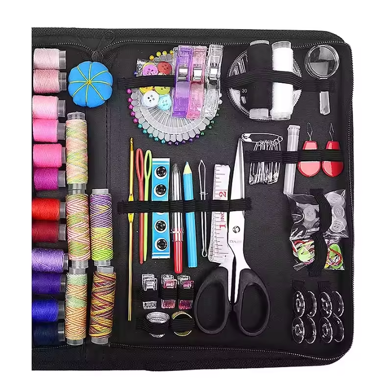 Home Portable Sewing Kit With Scissors Thimble Thread Needles Sewing Supplies Set Home Sewing Tool Combination Set