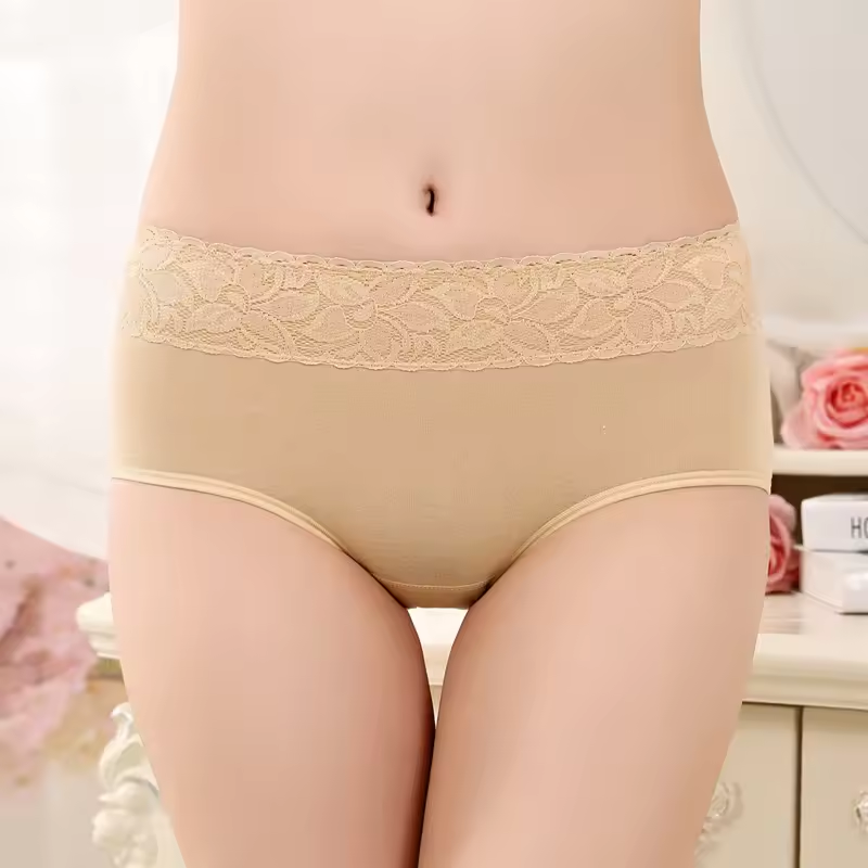 Hot Selling Sexy Lace Panties (Set of 4 Colours Random)