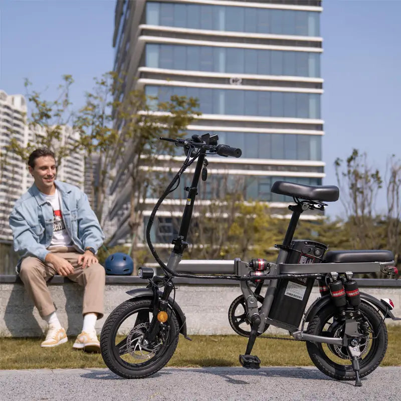 60km range foldable electric bike