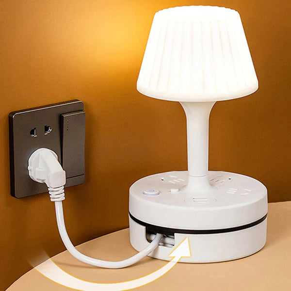 All-in-one design, multiple functions to meet your various needs!-Bedside Lamps With AC Outlets & USB Ports