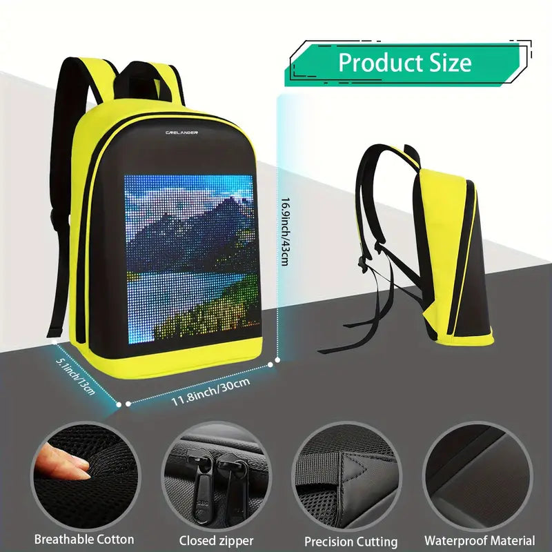 Crelander LED Laptop Backpack - Fashionable and Trendy