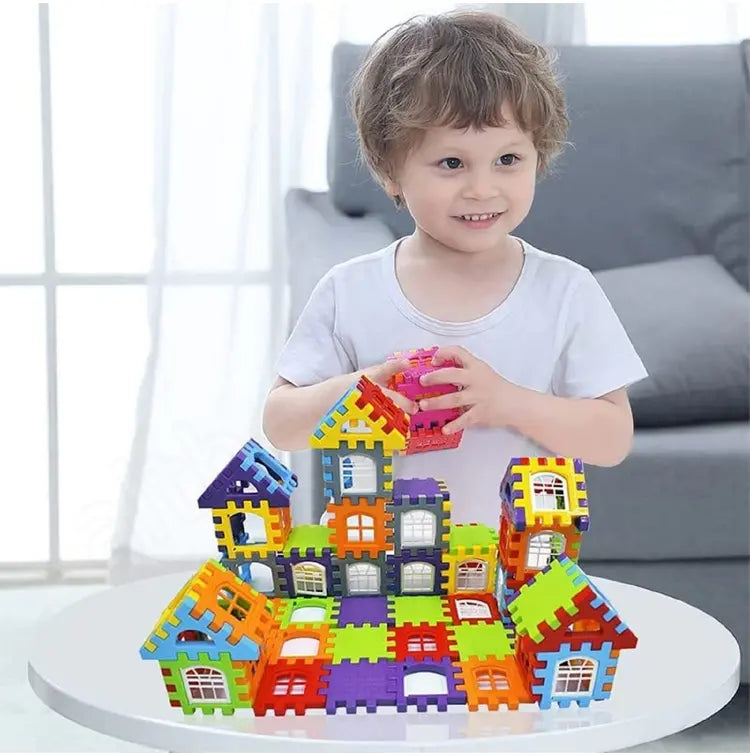 🧩🎨Newest product and wonderful style light and flaky plastic building blocks in house building blocks