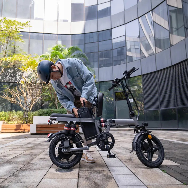 60km range foldable electric bike