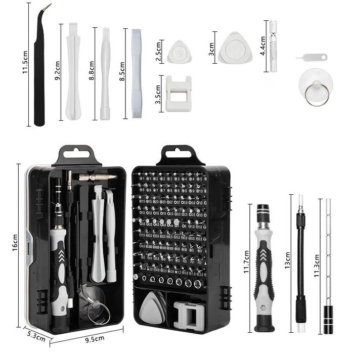 115 in 1 Magnetic Screwdriver Set