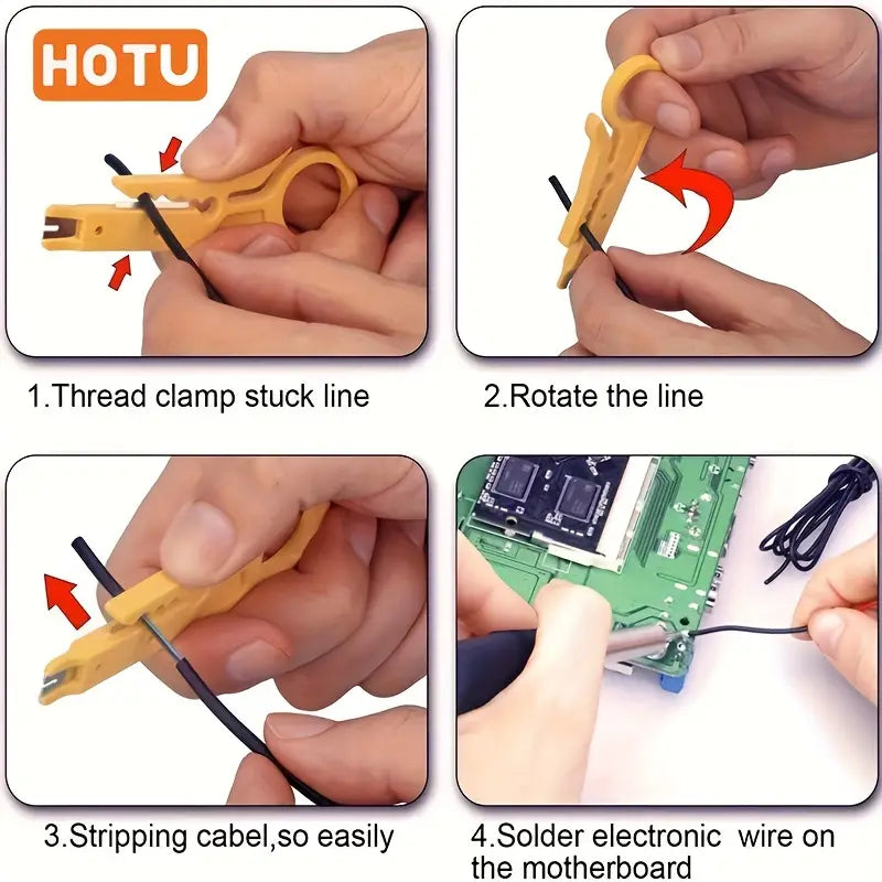 26-Piece Ultimate Soldering Kit - High-Precision Adjustable Iron with Digital Multimeter