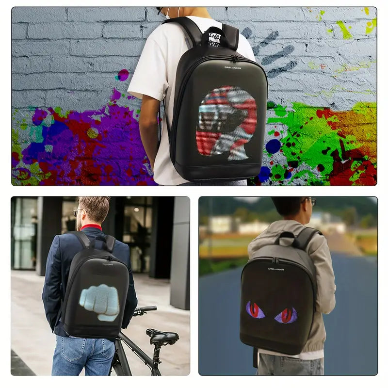 Crelander LED Laptop Backpack - Fashionable and Trendy