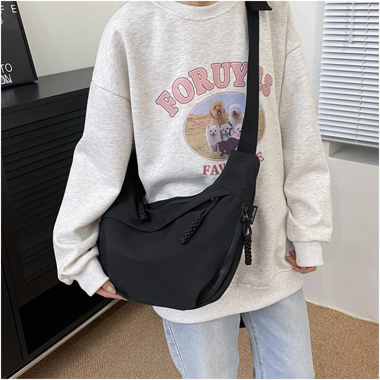 2024 New Canvas Crossbody Bag Shoulder Bag Tote Bag Fashion Casual