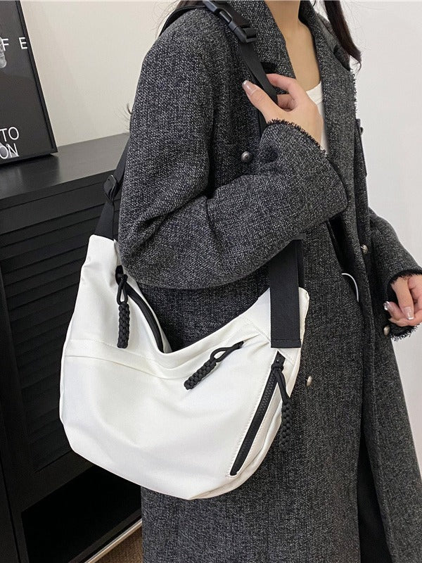 2024 New Canvas Crossbody Bag Shoulder Bag Tote Bag Fashion Casual