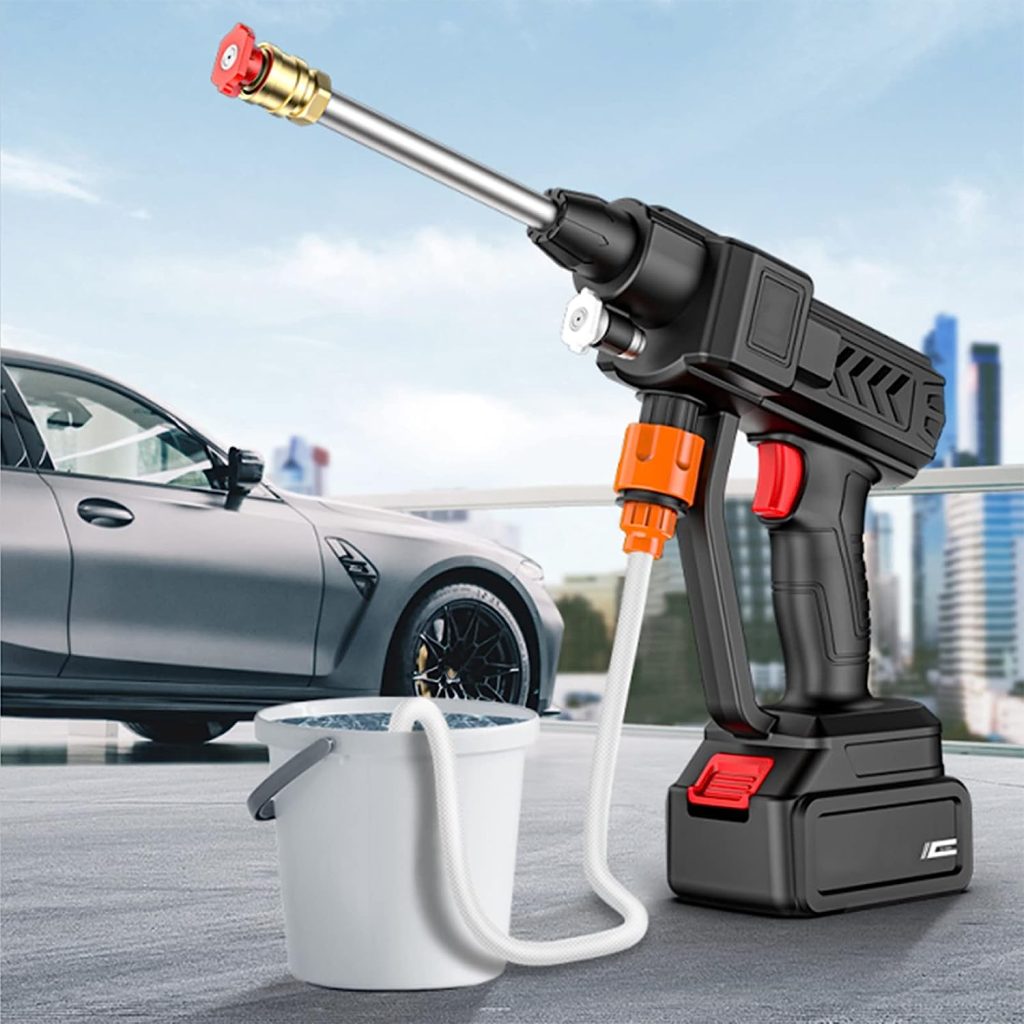 Wireless Automatic Car Washing Machine High-pressure Water Gun Car Wash Gun