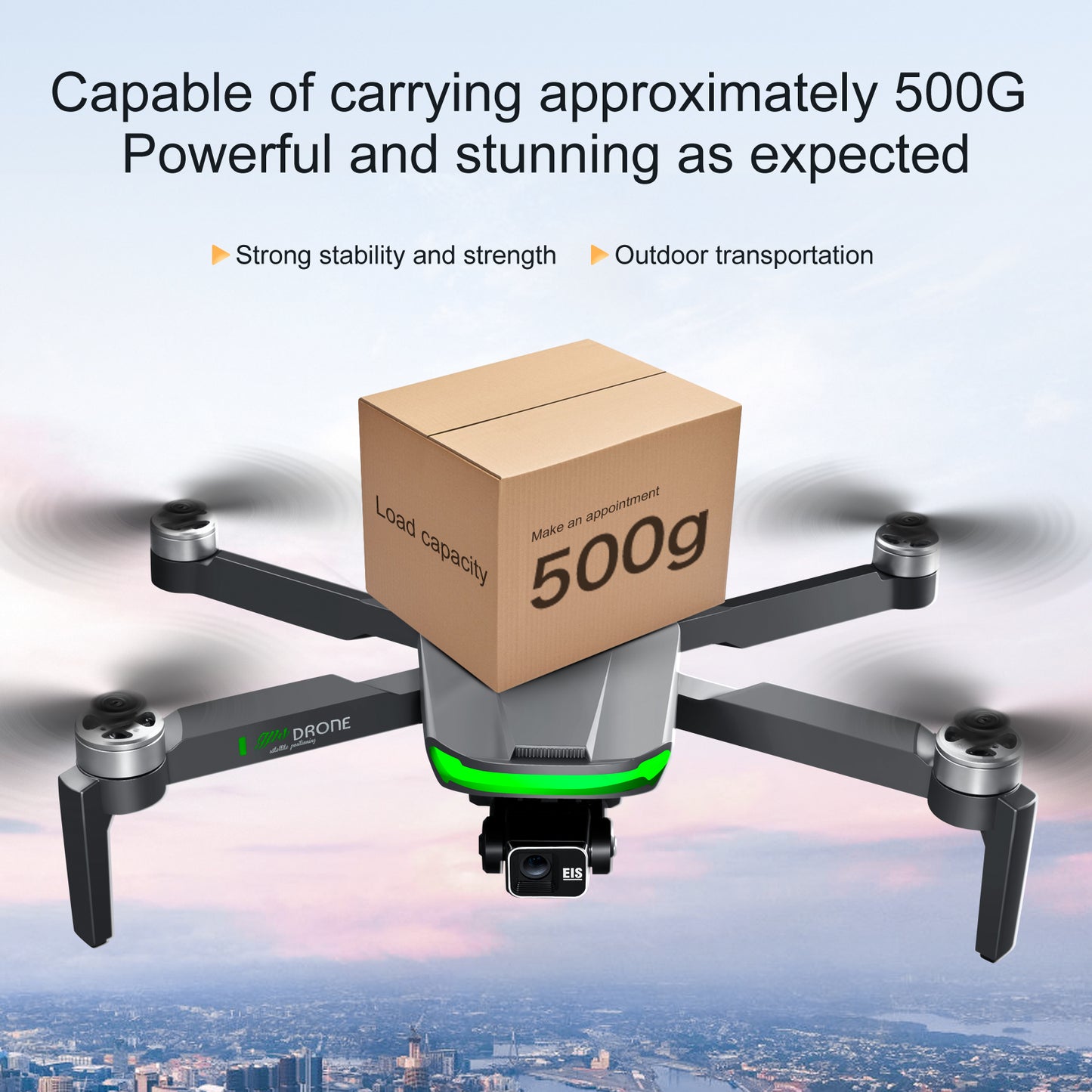 8K   FPV Wifi 6km Long Range Laser Obstacle Avoidance Foldable Transport  Drones with 2.7k Camera GPS