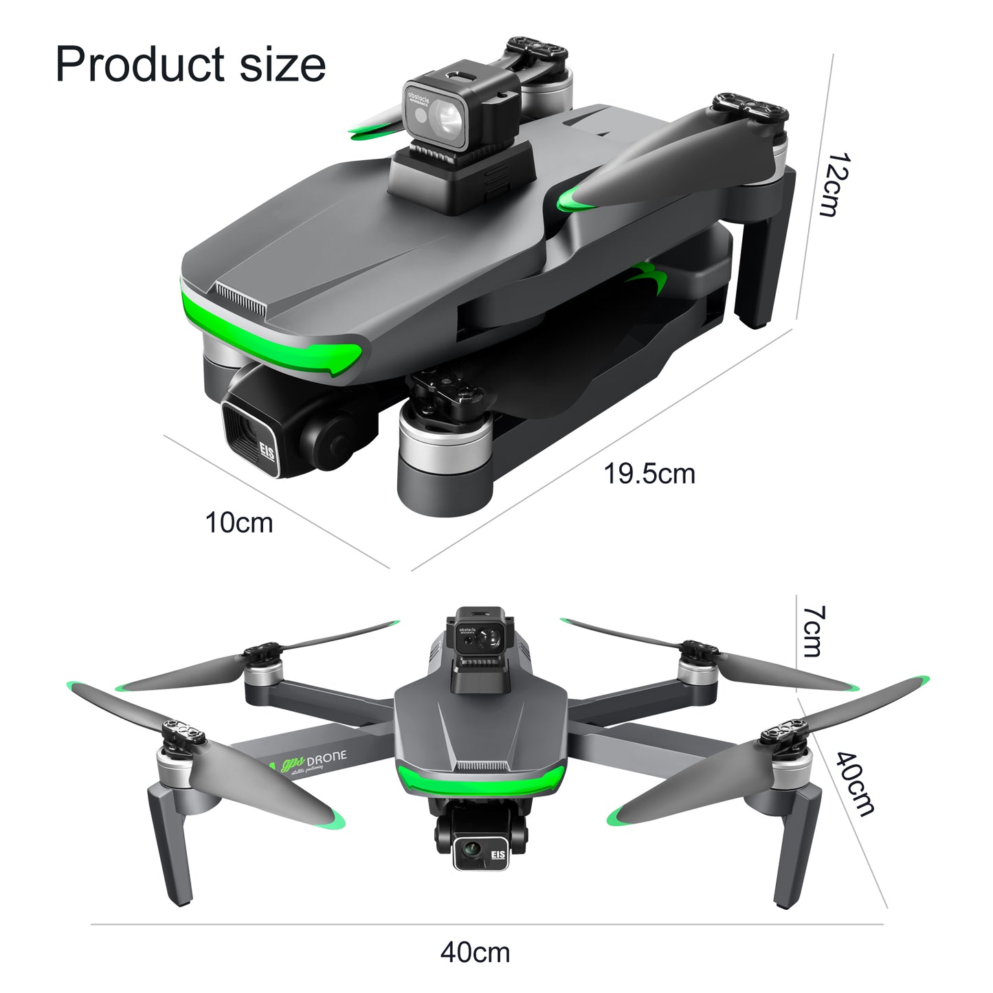 8K   FPV Wifi 6km Long Range Laser Obstacle Avoidance Foldable Transport  Drones with 2.7k Camera GPS