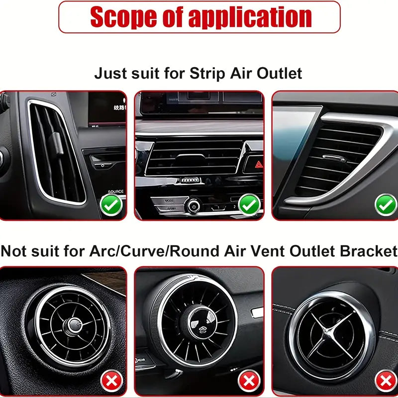 50 Pcs Universal Car Air Conditioner Vent Trim Decoration Strip